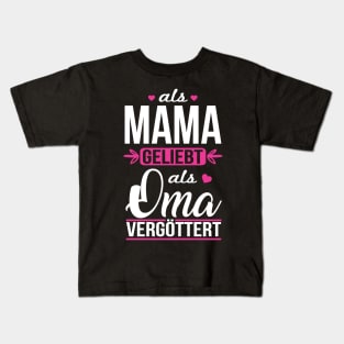 Als oma vergöttert (White) Kids T-Shirt